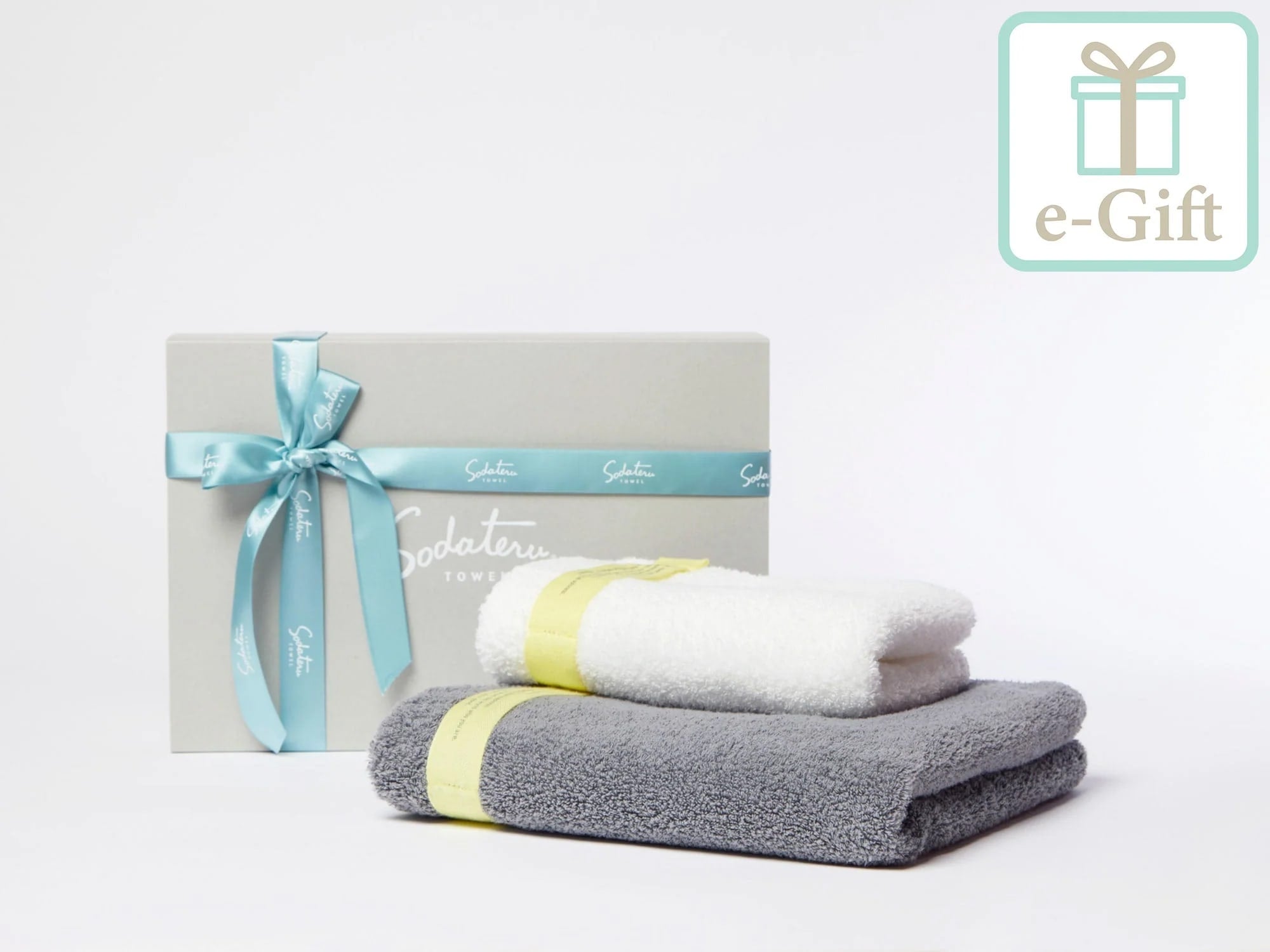 【eギフト】yellow ribbon bath1+middy1(バスタオル+フェイスタオル)