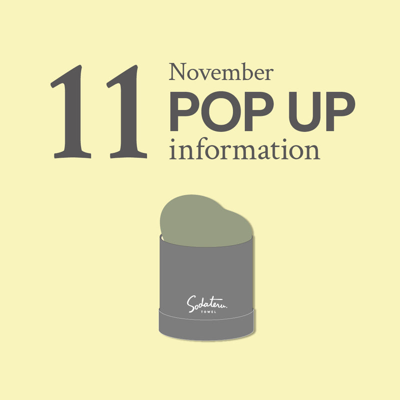11月のPOPUP情報