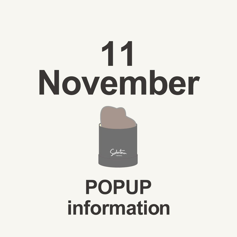 11月のPOPUP情報