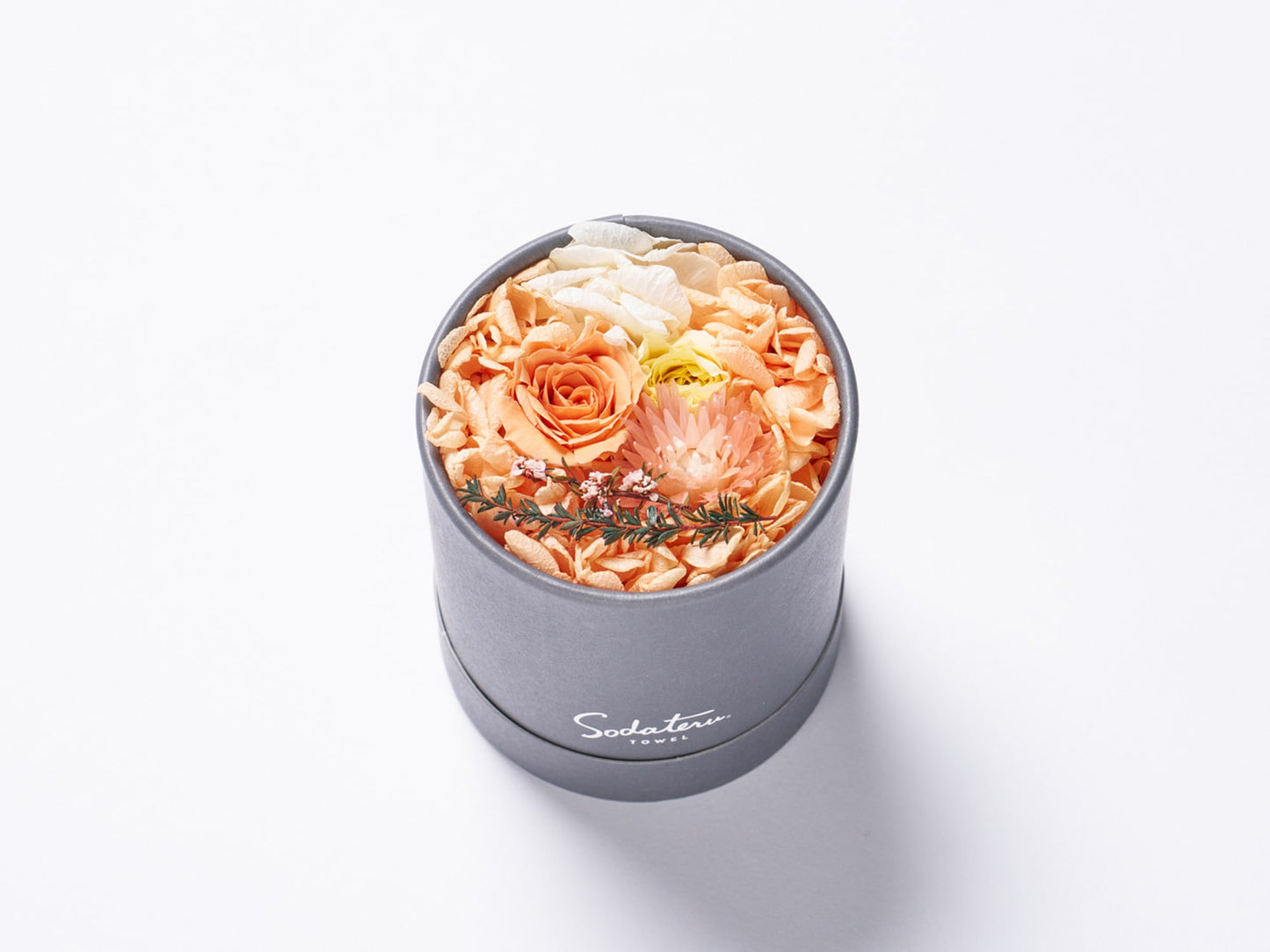 feel DECOR Ｓ プチハンドタオル＋プリザーブドフラワー