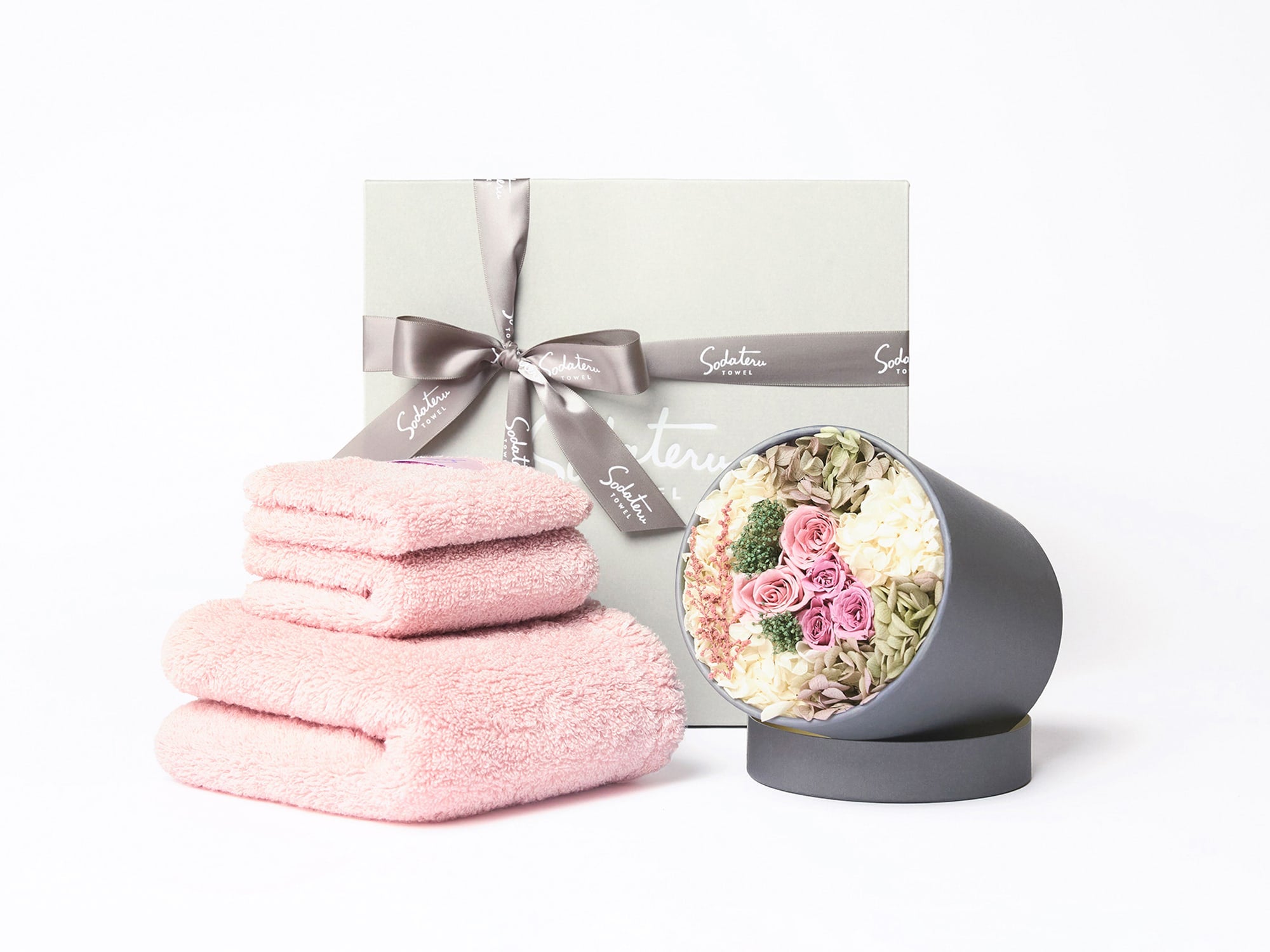 feel DECOR Ｌ タオル3サイズ＋プリザーブドフラワー('26 新色)