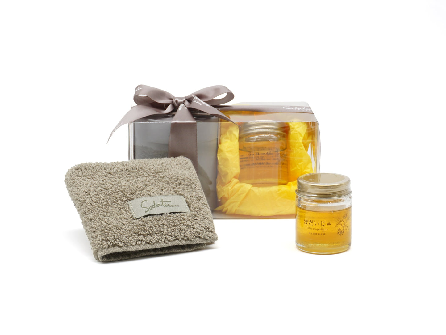 feel プチハンドタオル＋国産はちみつ ギフトセット
