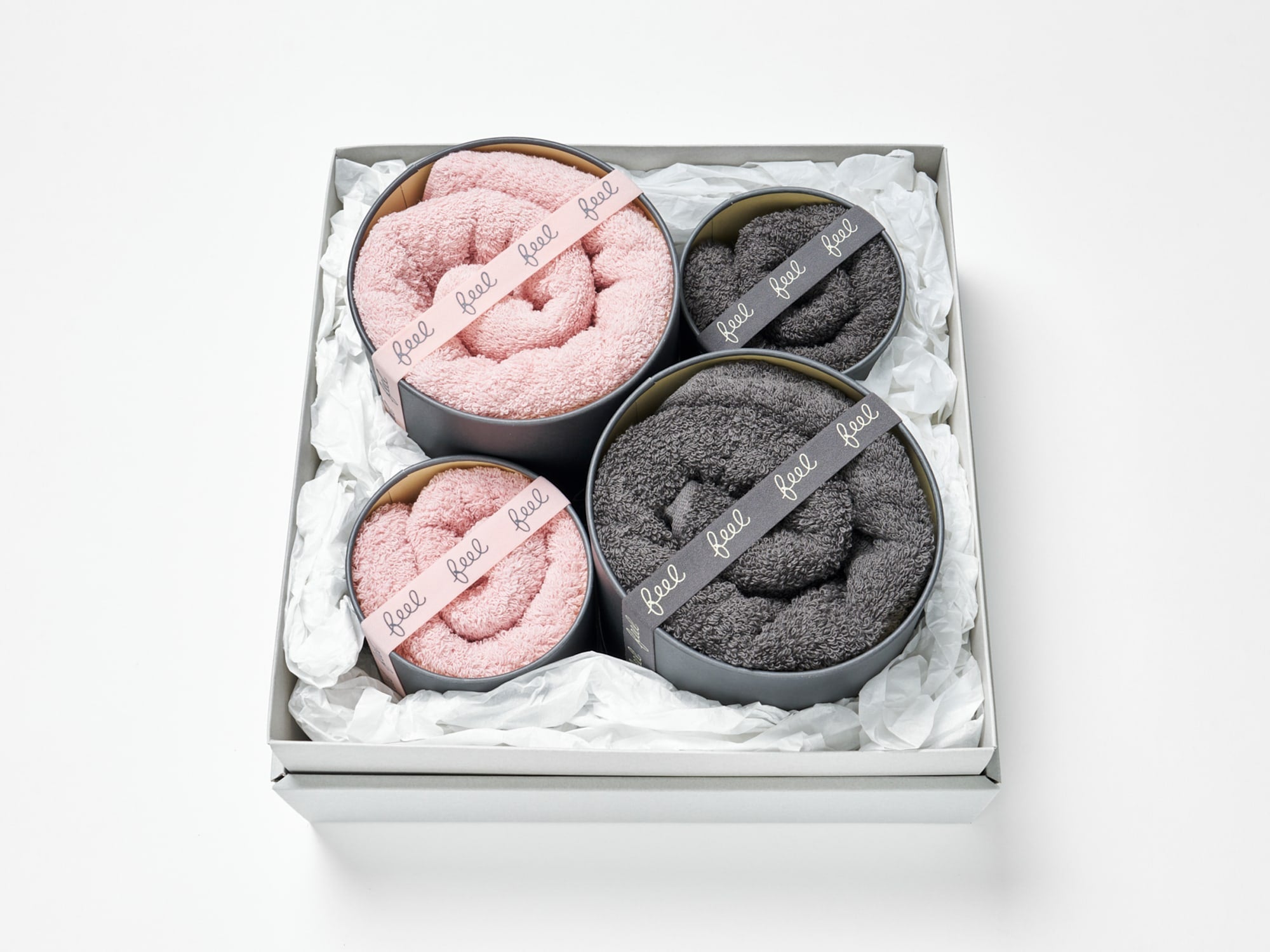 メニーfeel setC バスタオル+フェイスタオル ペアセット