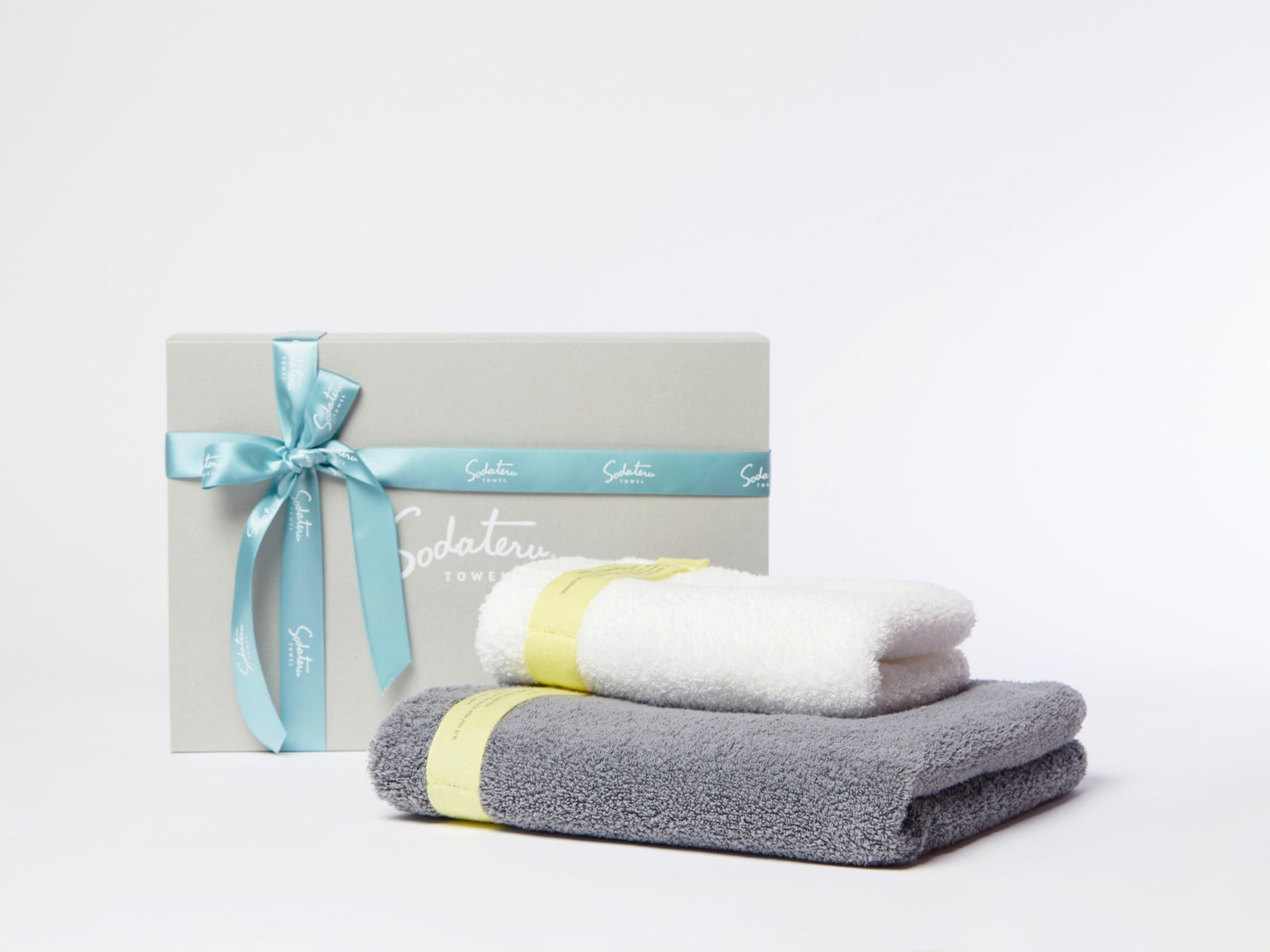 yellow ribbon bath1+middy1(バスタオル+フェイスタオル)