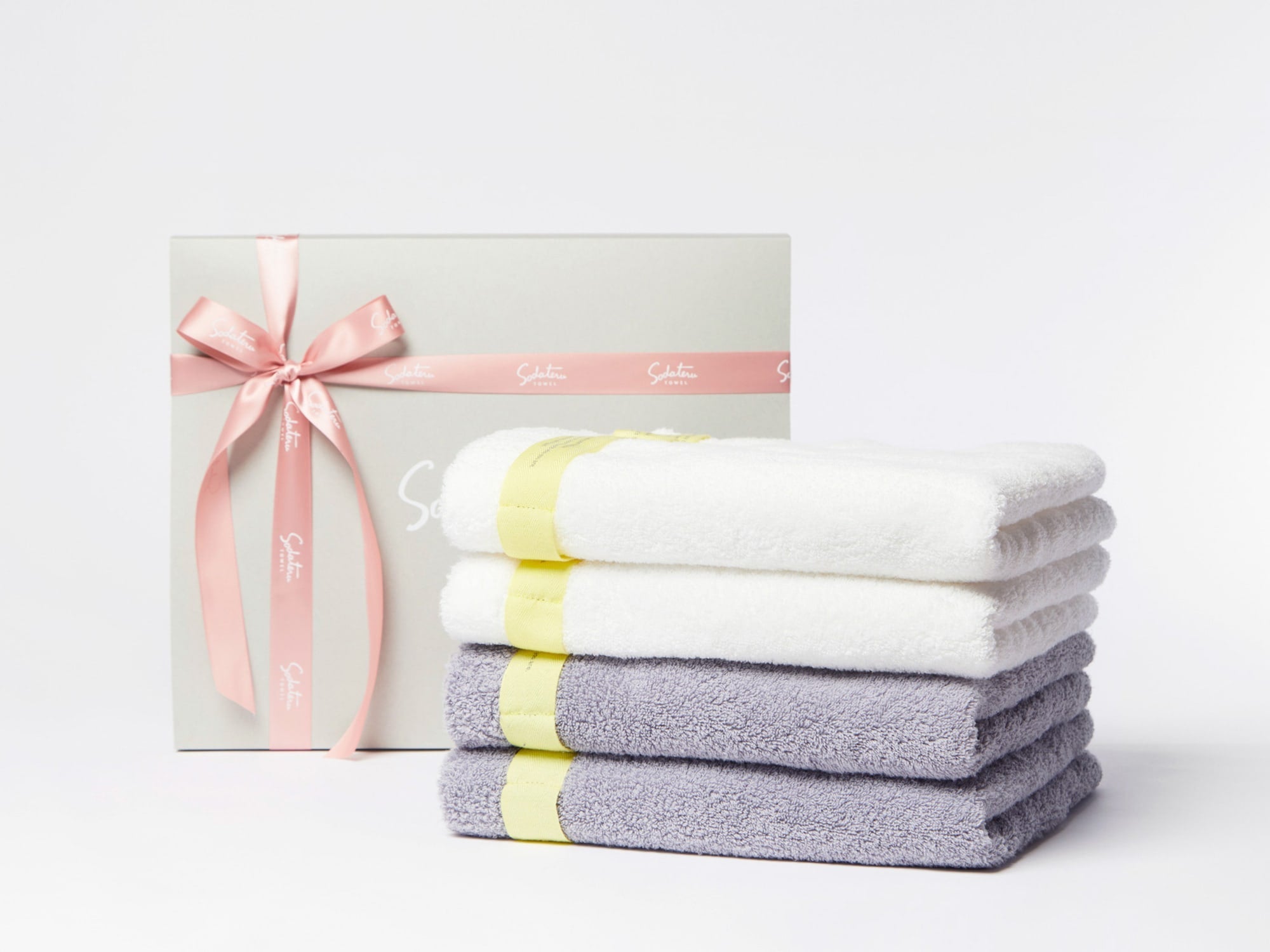 yellow ribbon bath(バスタオル) 4枚セット