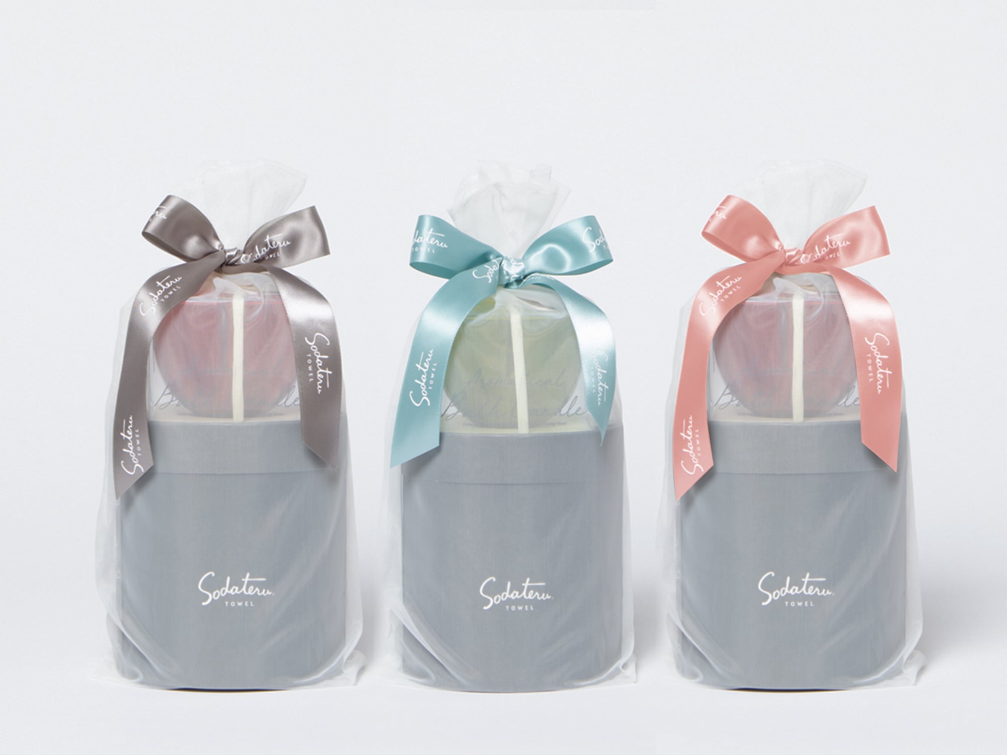 feel フェイスタオル+バスキャンドルセット