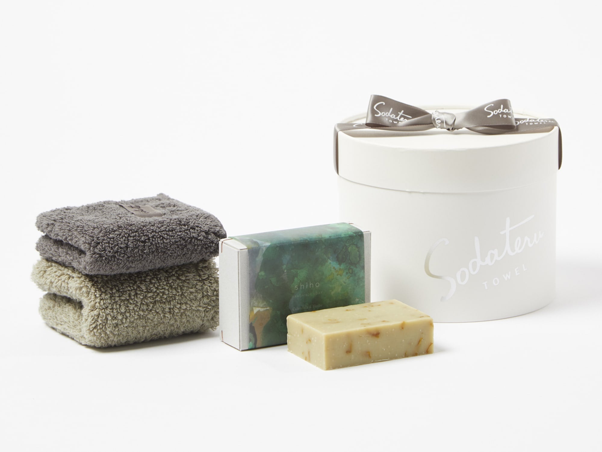 White Box series〈always with you〉SABON Calendula&Herbs＋feelプチフェイス＋プチハンド ギフトセット